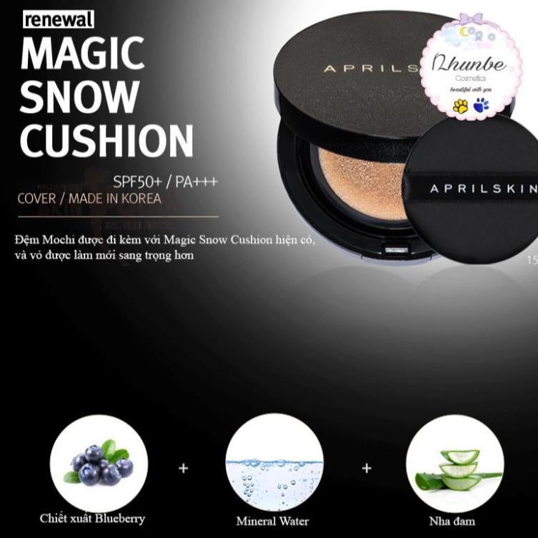 Phấn Nước April Skin Black Magic Snow Cushion Galaxy Edition