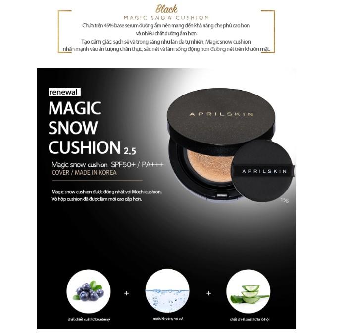 Phấn nước Aprilskin Magic Snow Cushion phiên bản Galaxy Edition