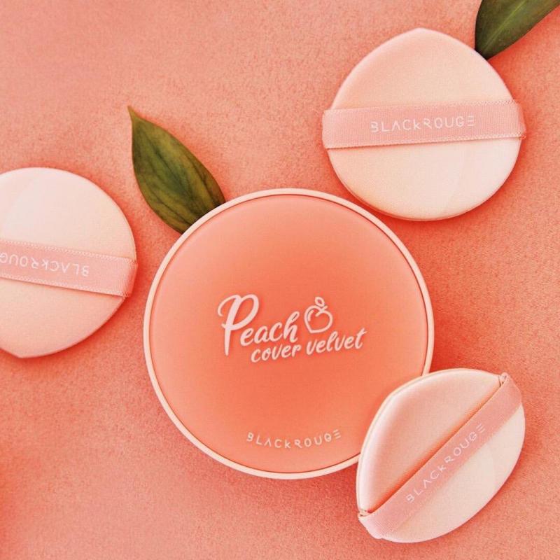 Phấn nước Black Rouge Peach Cover Velvet 98.6g