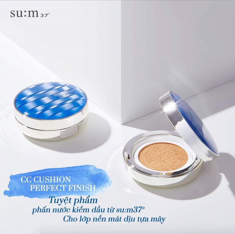 Phấn nước cấp ẩm Su:m37 Water-full CC Cushion Perfect Finish