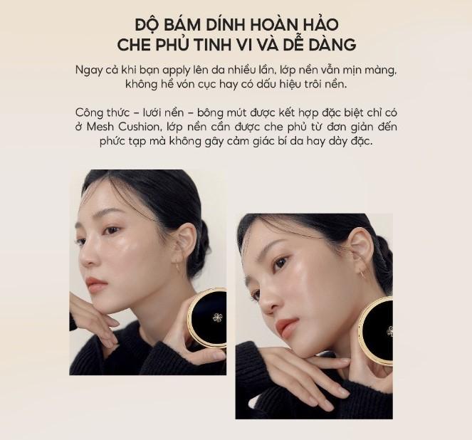 Phấn nước che khuyết điểm Ohui Ultimate Cover Concealer Mesh  Cushion SPF50 PA++