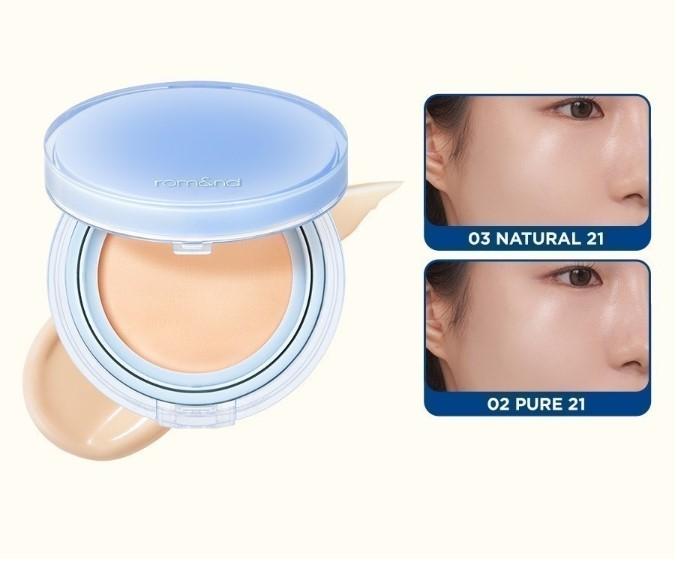 Phấn nước cho da căng bóng Romand Bare Water Cushion