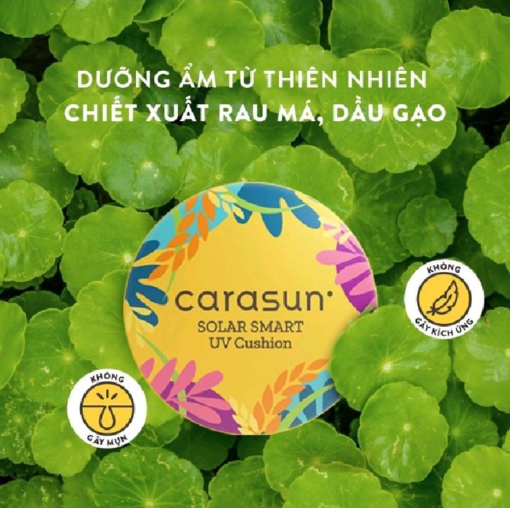 Phấn nước chống nắng & trang điểm Carasun Solar Smart UV Cushion 2-in1