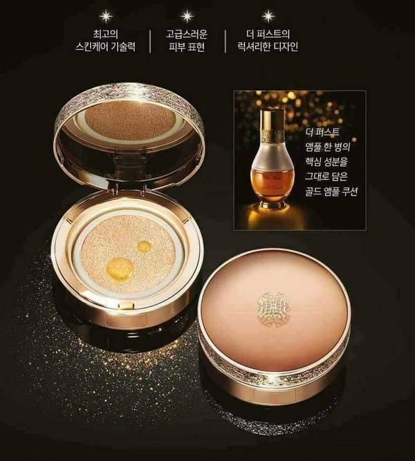 Phấn nước chống nắng che phủ khuyết điểm Ohui The First Geniture Ampoule Cover Cushion