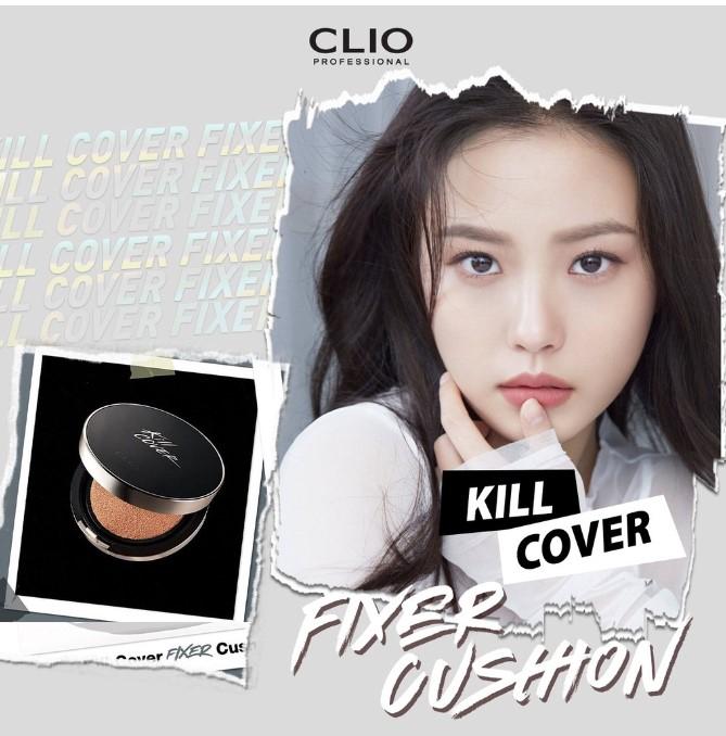 Phấn nước Clio Kill Cover trang điểm chống nắng SPF50+PA+++