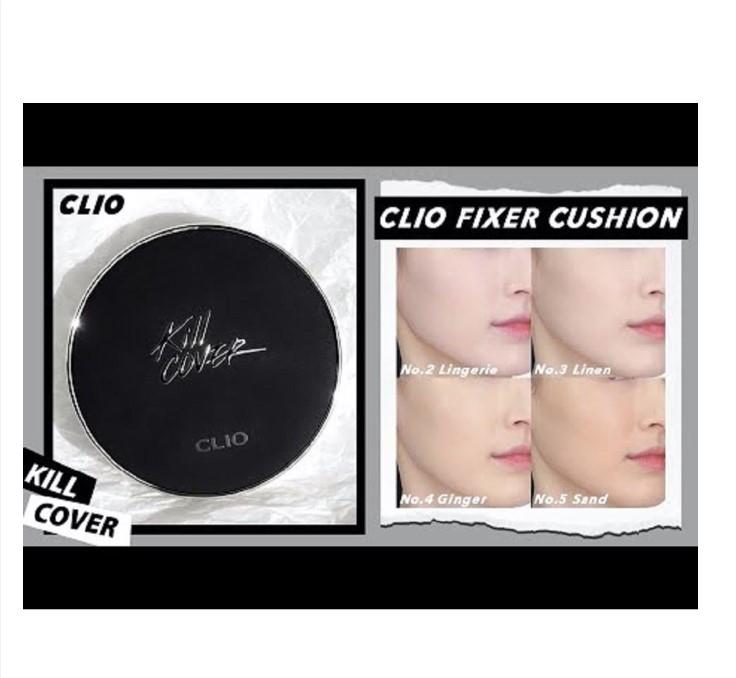 Phấn nước điều chỉnh lớp nền hiệu quả Clio Kill Cover Fixer Cushion SPF50+ Pa+++