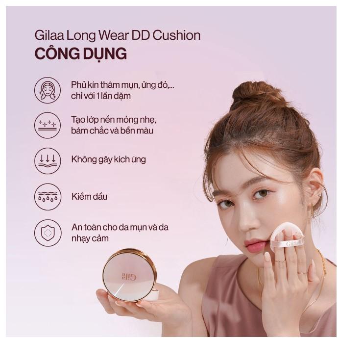 Phấn nước Gilaa Long Wear DD Cushion SPF50+/PA+++