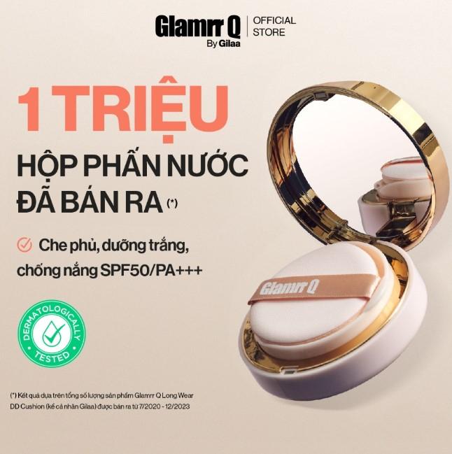 Phấn nước Glamrr Q Long Wear DD Cushion SPF50+/PA+++