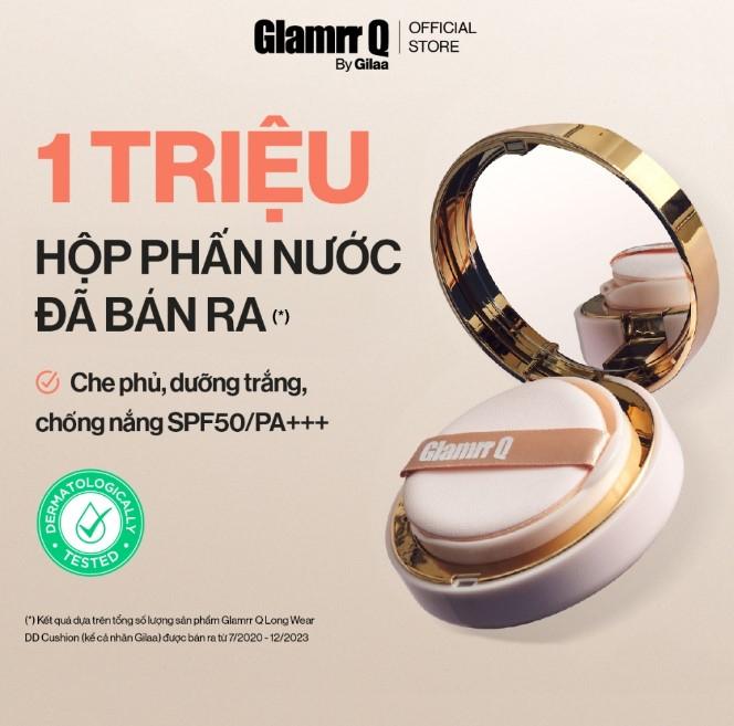 Phấn nước Glamrr Q Long Wear DD Cushion SPF50+/PA+++