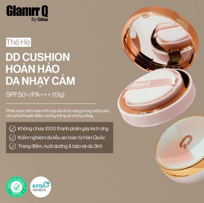 Phấn nước Glamrr Q Long Wear DD Cushion SPF50+/PA+++