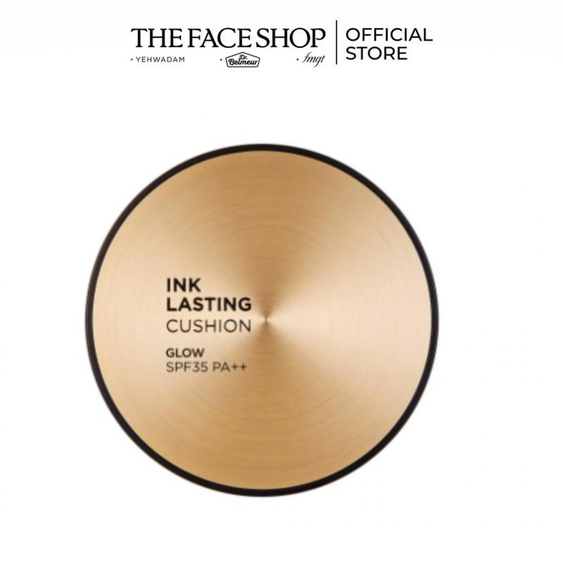 Phấn nước hiệu ứng căng bóng TheFaceShop Ink Lasting Cushion Glow SPF 35 PA++ 15g