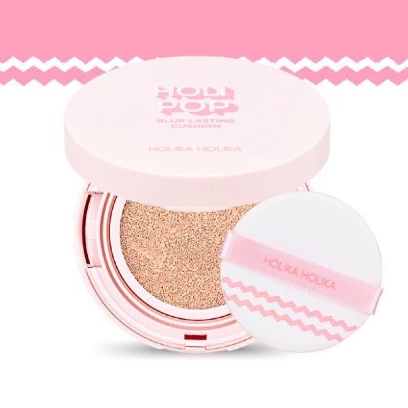 Phấn nước Holika Holika Holi Pop Blur Lasting Cushion SPF50+ PA+++