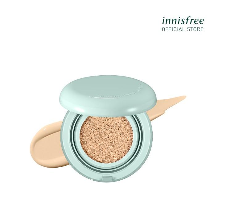 Phấn nước kiềm dầu Innisfree No Sebum Powder Cushion SPF 29 PA++