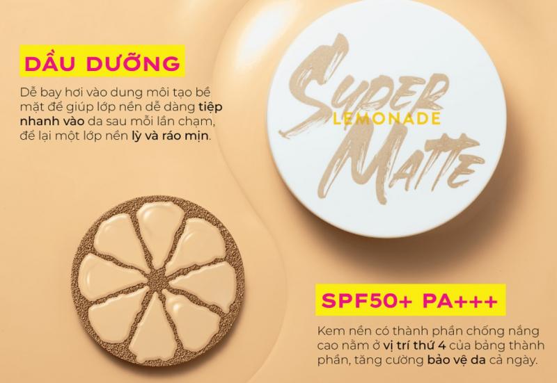 Phấn nước Lemonade Supermatte Cushion