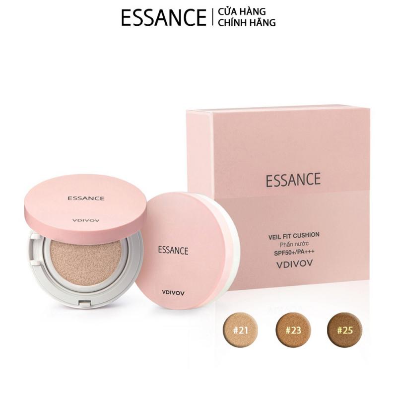 Phấn nước mịn lì mờ khuyết điểm Essance Veil Fit Cushion SPF50+ PA+++