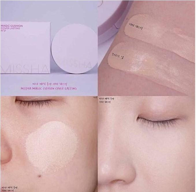 Phấn nước Missha Magic Cushion Cover Lasting SPF50+/PA+++ 15g