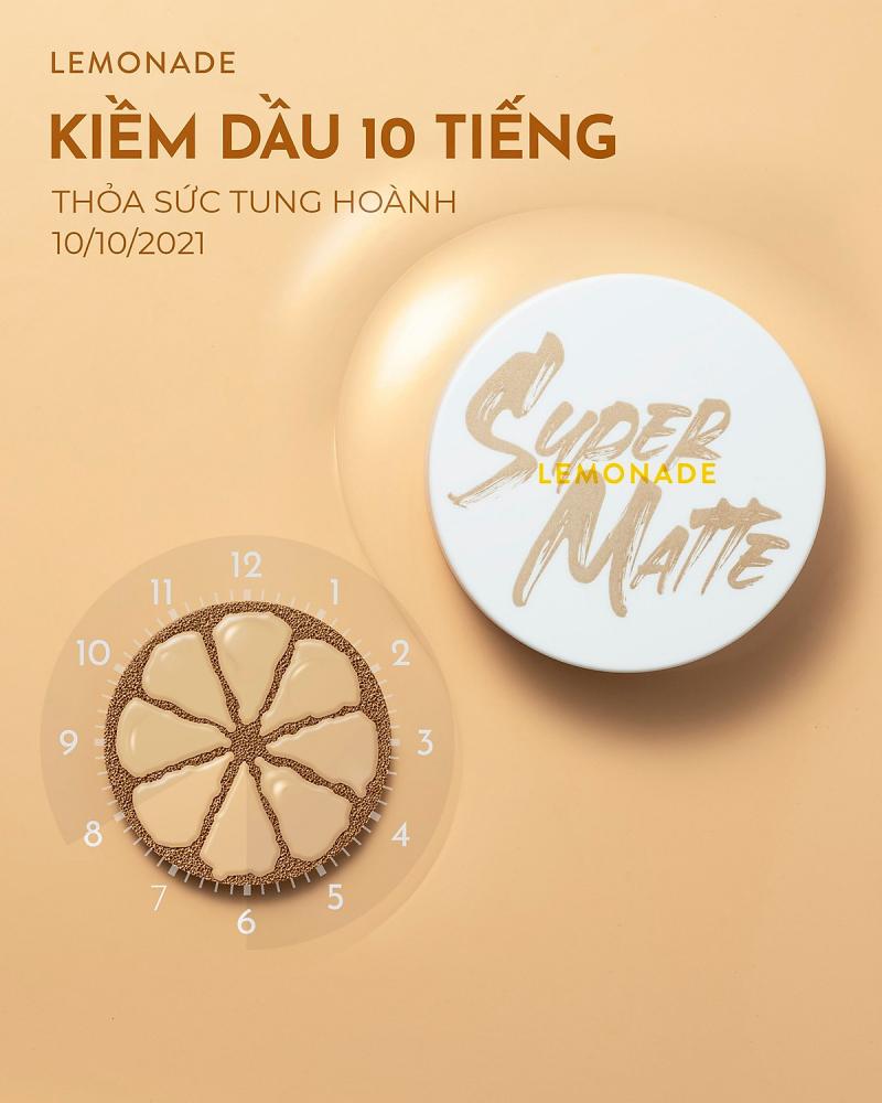 Phấn nước siêu kiềm dầu Lemonade Supermatte Cushion