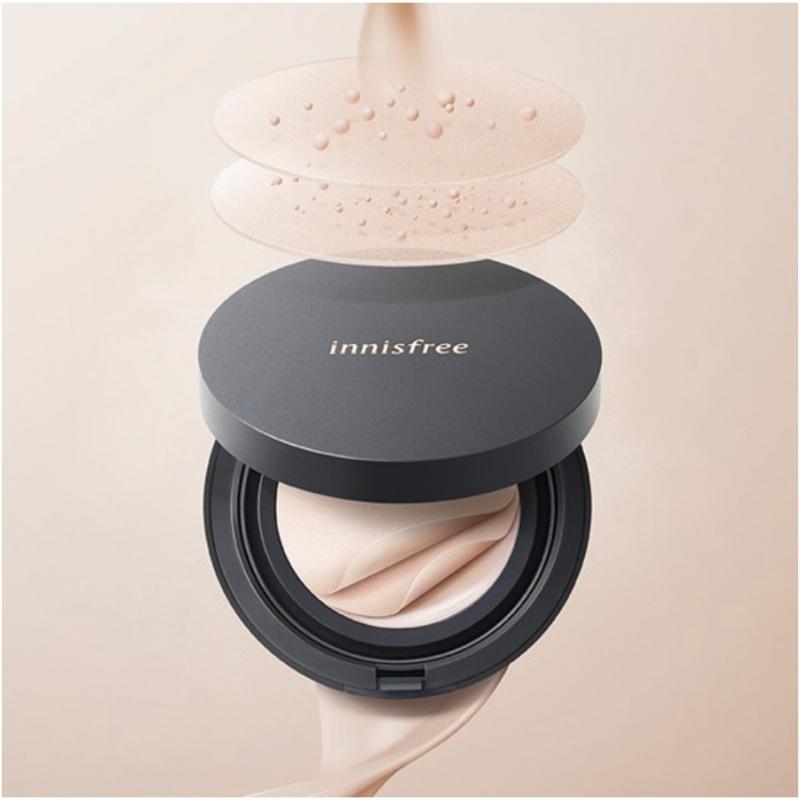 Phấn nước trang điểm mỏng nhẹ innisfree Light Fit Cushion SPF33 PA++