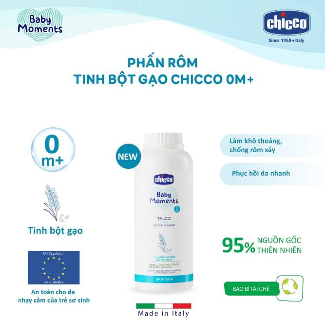 Phấn rôm tinh bột gạo Chicco