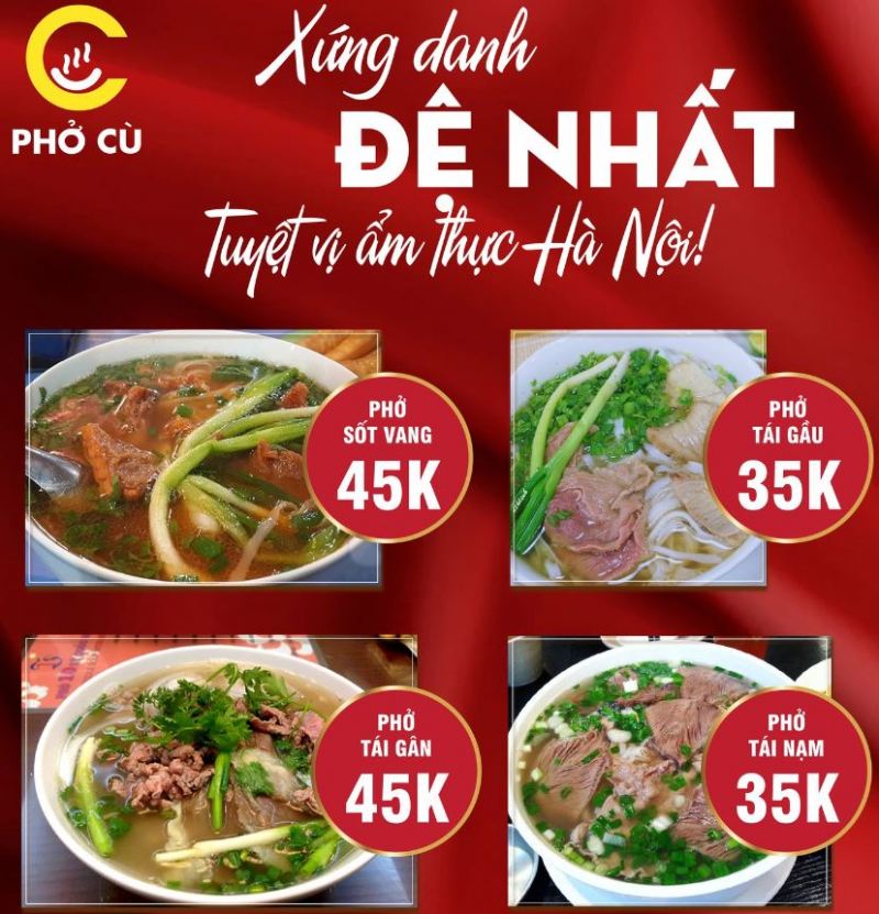 Phở Cù Hà Nội - Đà Nẵng