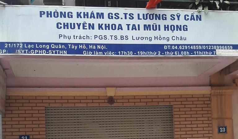 Phòng khám do BS Lương Hồng Châu phụ trách