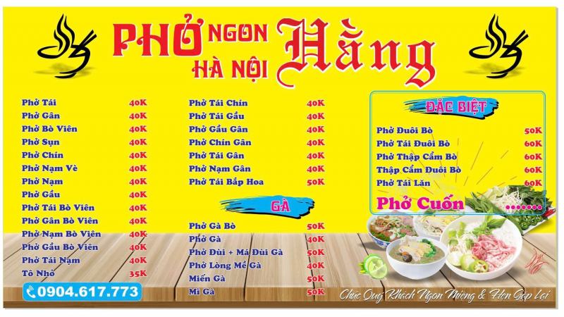 Quán Phở Ngon Hằng Hà Nội