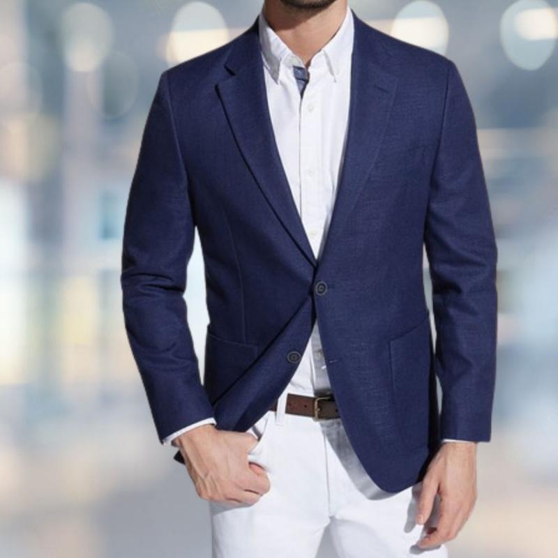 Phối áo blazer nam với áo sơ mi