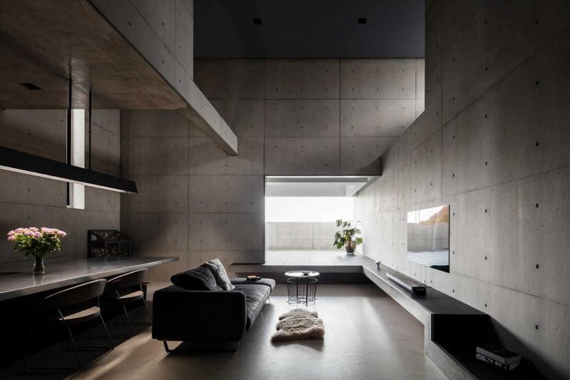 Phong cách thiết kế Brutalism sẽ phù hợp với những căn hộ nhiều ánh sáng tự nhiên