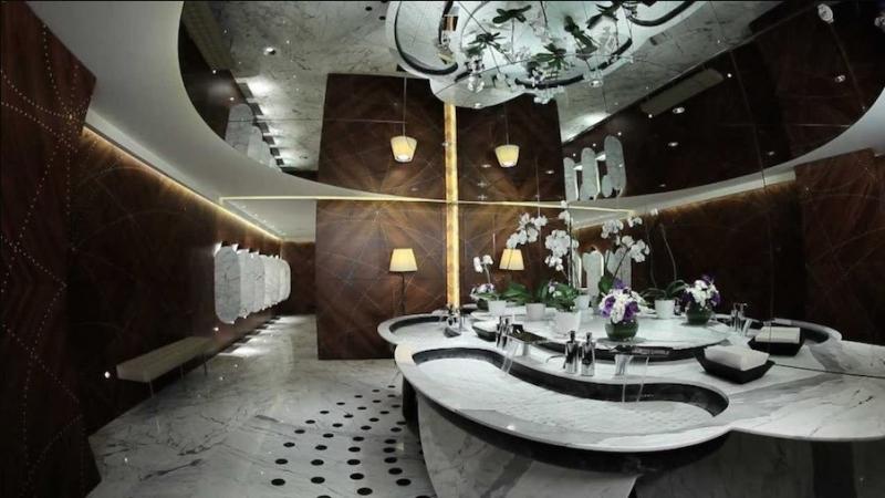 Phòng chờ hạng nhất Etihad Diamond ở sân bay quốc tế Abu Dhabi