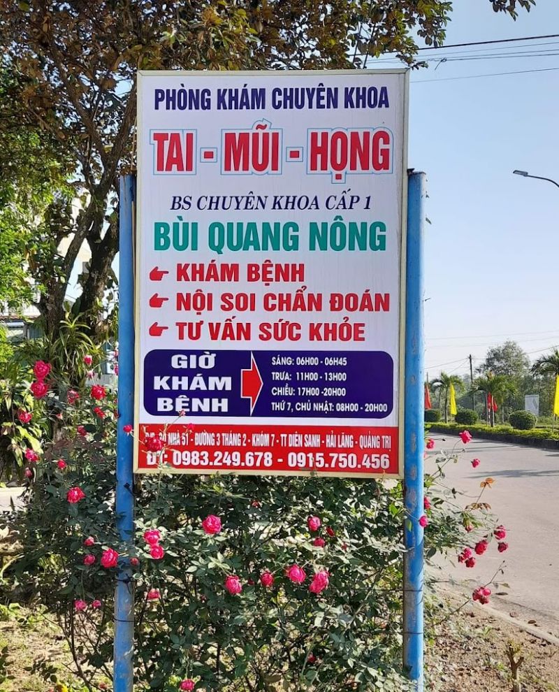 Phòng khám bác sĩ Bùi Quang Nông