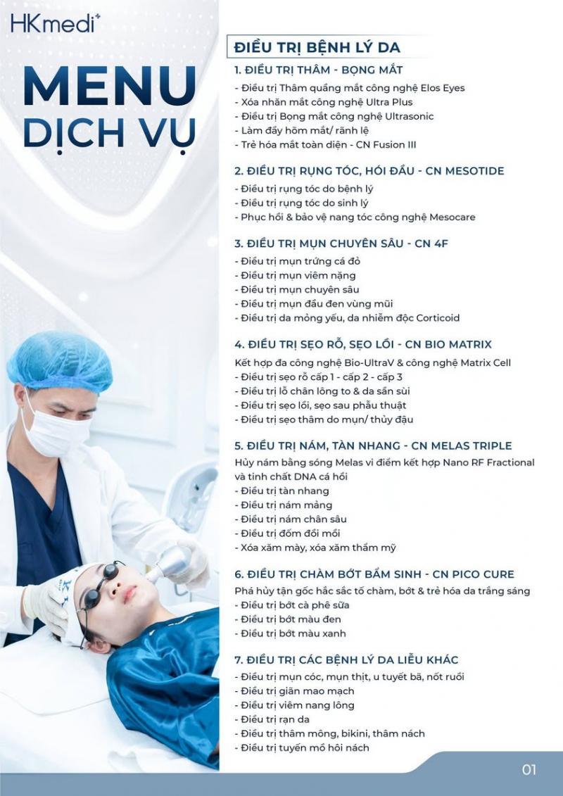 Phòng Khám Chuyên Khoa Da Liễu HKmedi