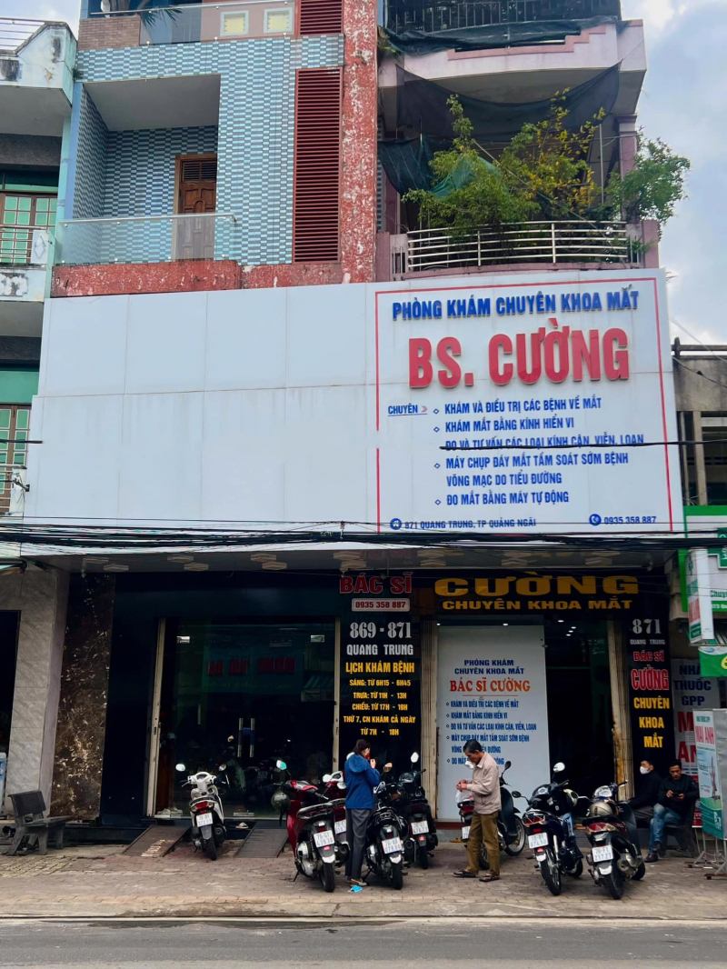 Phòng khám chuyên khoa mắt Bác sĩ Cường - Quảng Ngãi