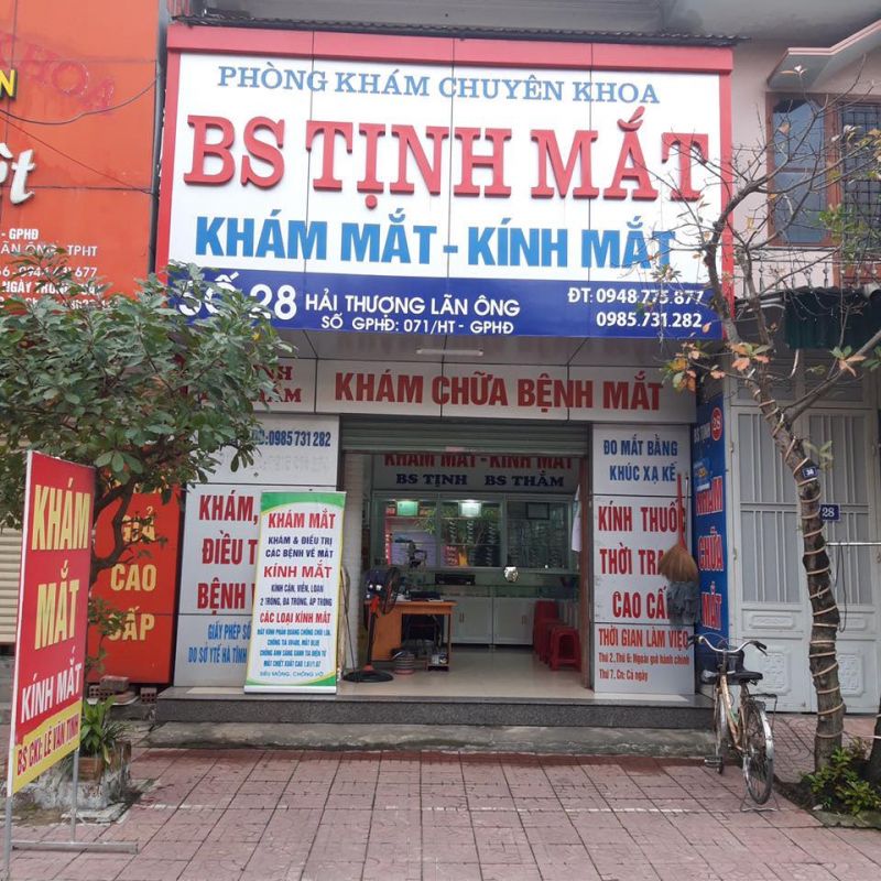 Phòng Khám Chuyên Khoa Mắt Kính Thuốc BS Tịnh