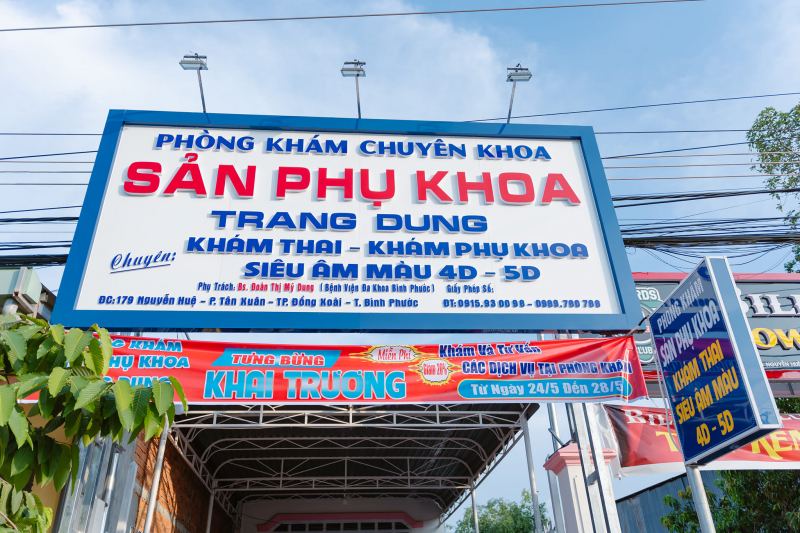 Phòng khám chuyên khoa sản phụ khoa Trang Dung