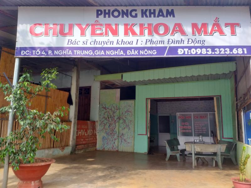 Phòng khám CK Mắt - BSCK1 Phạm Đình Động