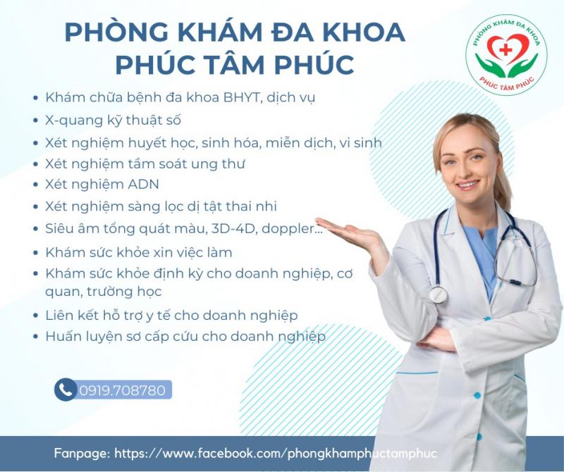 Phòng Khám Đa Khoa Phúc Tâm Phúc