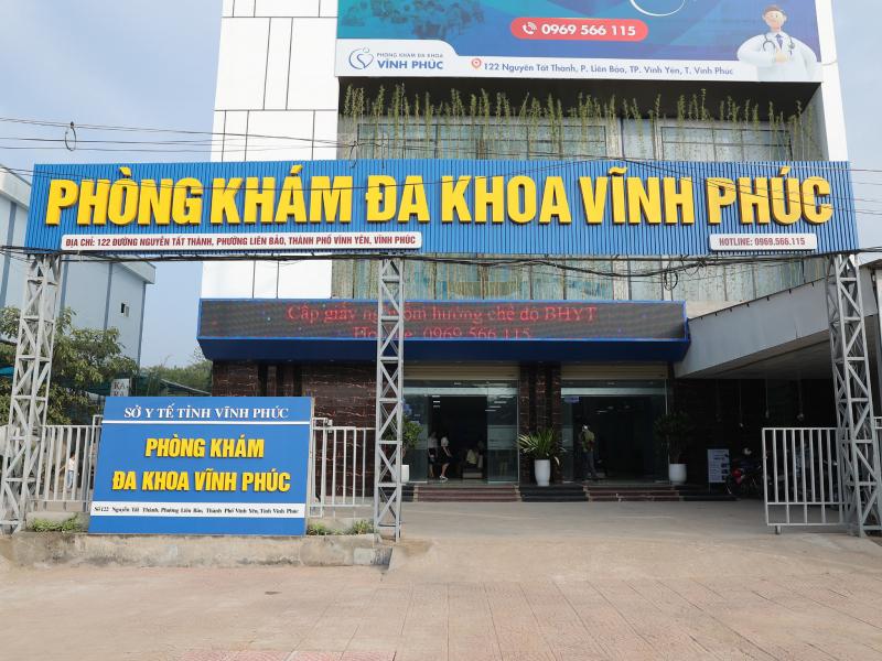 Phòng khám Đa khoa Vĩnh Phúc thuộc Công ty Cổ phần Bệnh viện Quốc tế Vĩnh Phúc