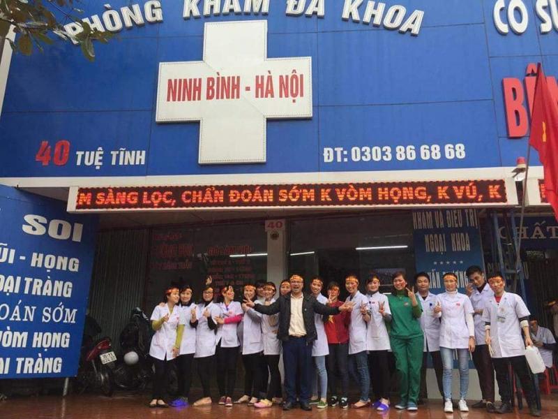 Đội ngũ bác sĩ tại phòng khám Đa khoa Ninh Nình Hà Nội