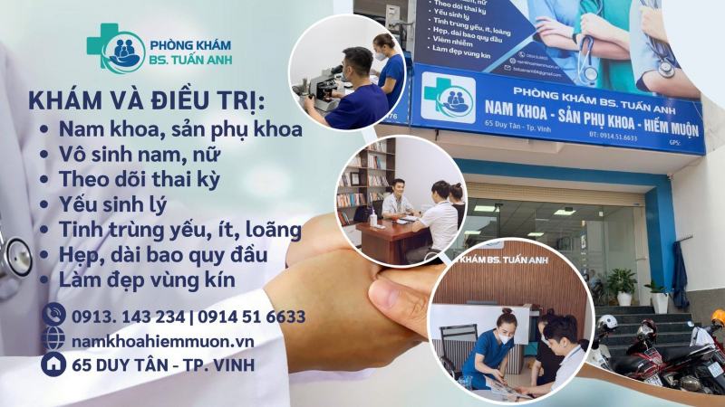 Phòng khám Nam khoa, Sản phụ khoa - Hiếm muộn BS. Tuấn Anh