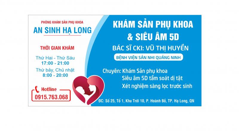 Phòng khám sản phụ khoa An sinh Hạ Long