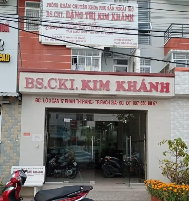 Phòng khám sản phụ khoa – BS. Đặng Thị Kim Khánh