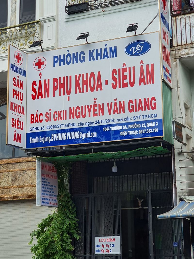 Phòng Khám Sản Phụ Khoa BS.CK2 Nguyễn Văn Giang