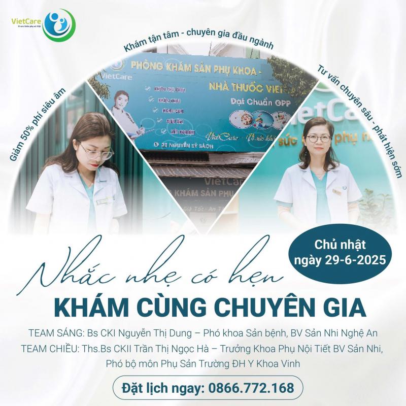 Phòng khám Sản Phụ Khoa - Hiếm Muộn VietCare