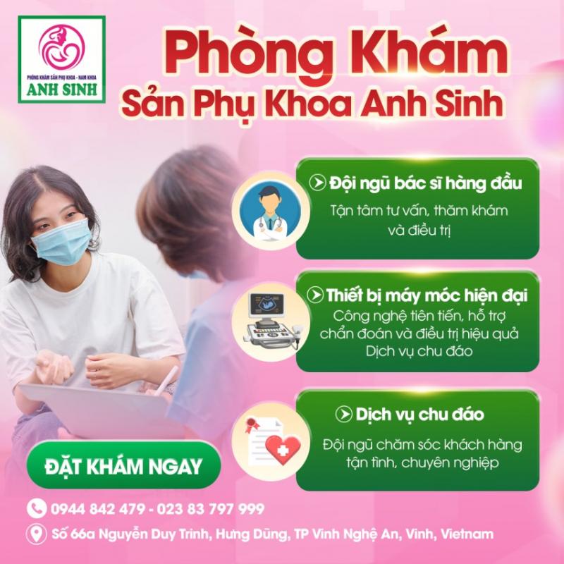 Phòng khám Sản Phụ khoa - Nam khoa Anh Sinh