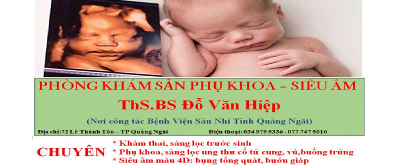 Phòng khám sản phụ khoa - Siêu âm ThS. Bs Đỗ Văn Hiệp