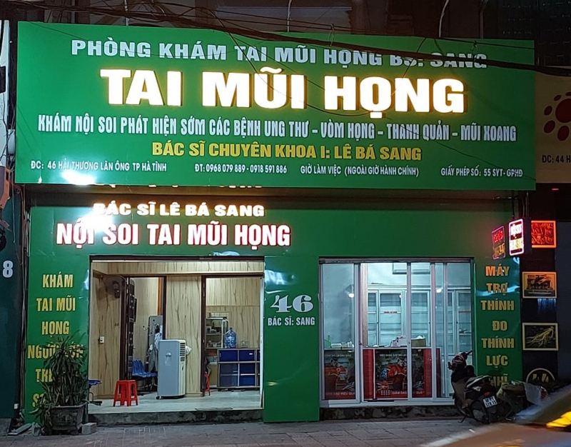 Phòng Khám Tai Mũi Họng Bs Lê Bá Sang