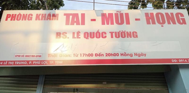 Phòng khám tai mũi họng Bs TƯỜNG