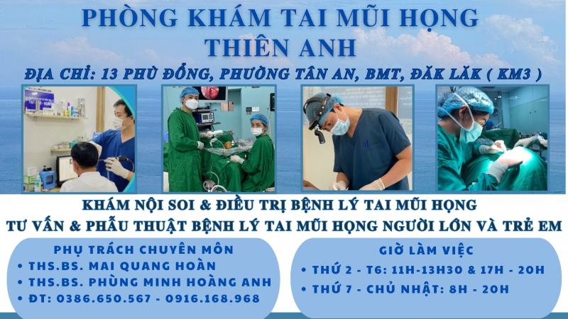 Phòng Khám Tai Mũi Họng Thiên Anh