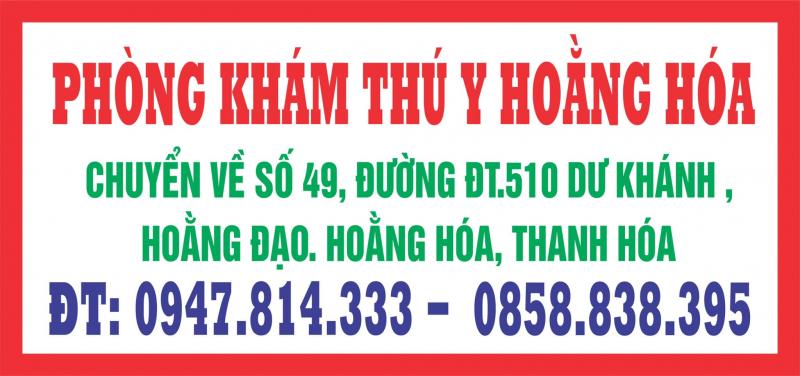 Phòng khám thú y Hoằng Hóa, Thanh Hóa