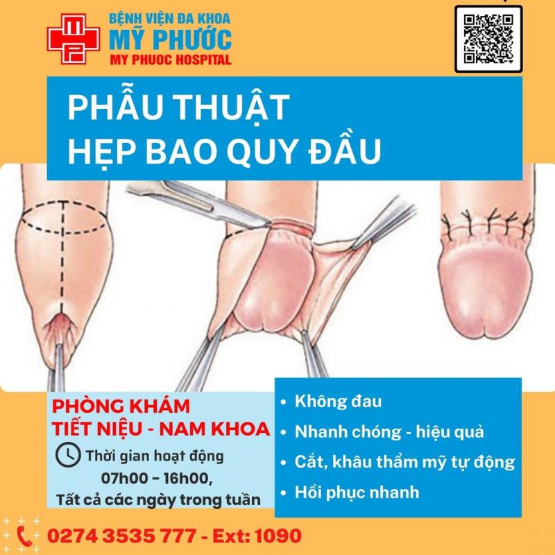 Phòng khám Tiết niệu - Nam khoa của Bệnh Viện Đa Khoa Mỹ Phước